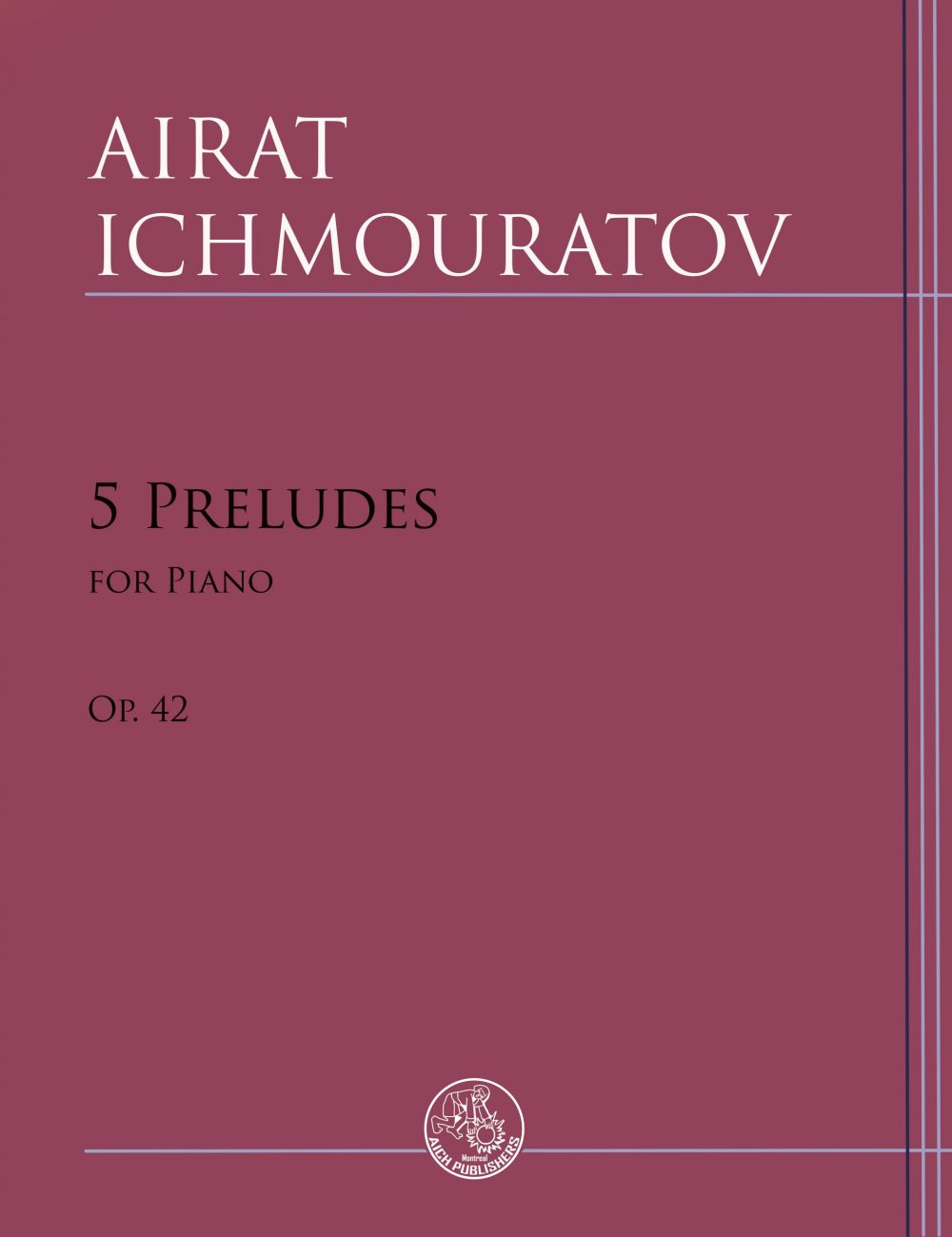 Five Preludes for Piano Op.42 - Downloadable PDF