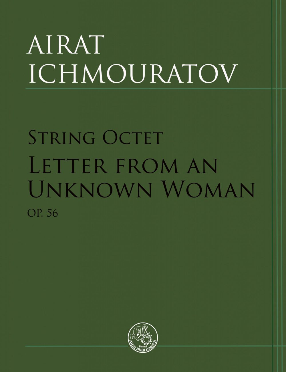 String Octet "Letter from an Unknown Woman" Op.56 - Downloadable PDF