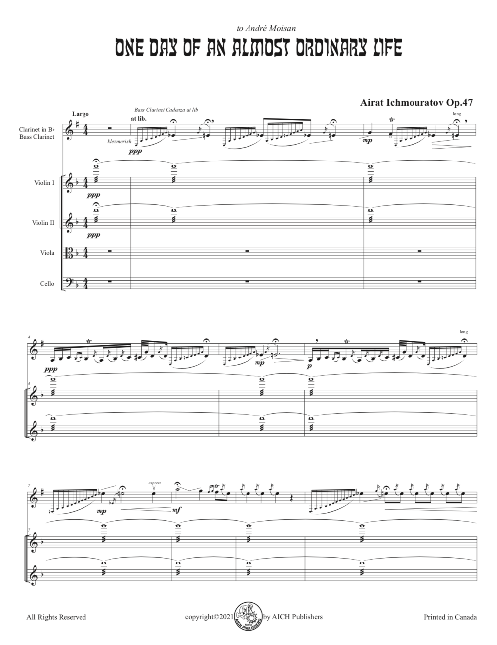 "One day of almost ordinary life" Op.47 - Downloadable PDF - Image 2