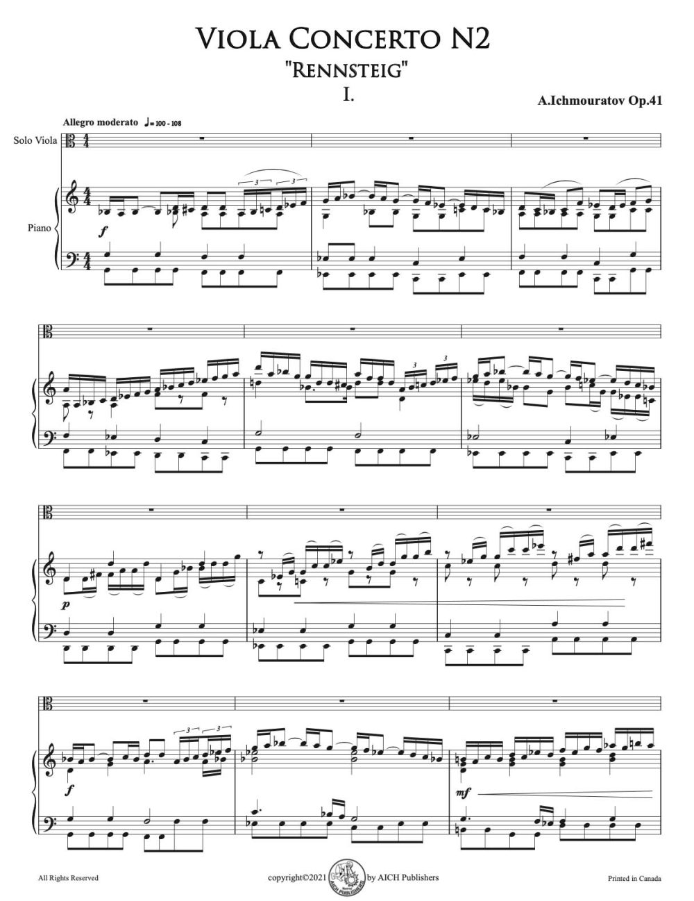 Viola Concerto N2 "Rennsteig" Op.41 - Downloadable PDF - Image 2